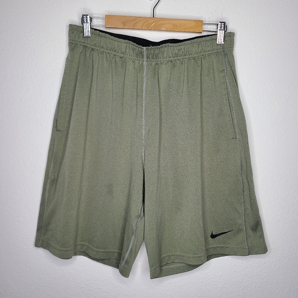 Nike Dri-Fit Green Men's Athletic Shorts